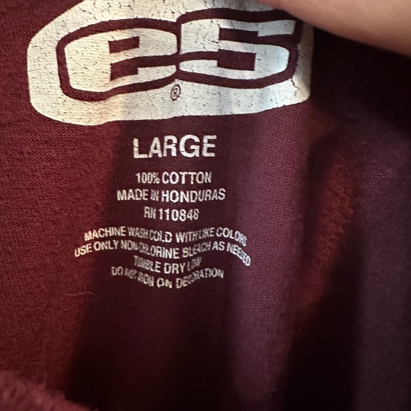 E5 Virginia Tech Longsleeve T Shirt Hokies Mens Size Large - Picture 4 of 4